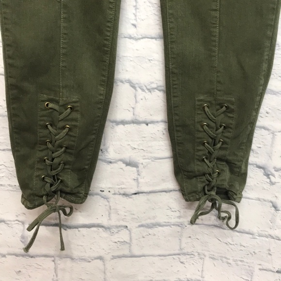 Vince Camuto Lace-up Cuff Skinny Ankle D-Lux Pants - Picture 7 of 8